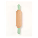 ChildGen Play Dough Doğal Ahşap Merdane Pastel Yeşil