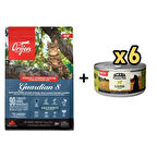 Orijen Guardian 8 Yetişkin Kedi Maması 1,8kg + 6 Adet Acana Premium Kuzulu Ezme Kedi Konservesi 85 gr