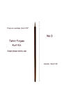 Tahrir fırçası kurt kılı No:3, çini, seramik, tezhip, minyatür, boyama, hobi işleri-1 adet