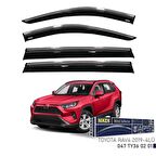 Toyota Rav4 Niken Kromlu Cam Rüzgarlığı 4lü Set 2019 ve Üstü