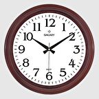 Dekoratif Duvar Saati Eskitme Bordo 45 CM