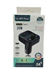 Multifunction Wireless P23 20W 3A Araç Bluetooth BT 5.3 Çağrı Alıcısı Transmitter MP3 Player