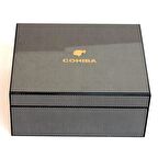 Cohiba Karbon Nokta Desenli Humidor Puro Kutusu