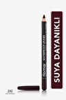 Flormar Waterproof Lipliner - Suya Dayanıklı Dudak Kalemi No:242 Deep Bordeaux 1.14 g 8690604567577