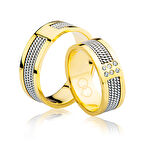 Dört Şeritli Altın Alyans 0701-3