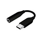 Winex UC10 Type-C to 3.5mm Jack Dönüştürücü Adaptör Siyah