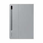 Samsung Galaxy Tab S8 Antimikrobiyal Kaplamalı Kapaklı Kılıf Uzay Gri Samsung Türkiye Garantili