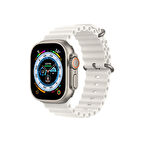 Schitec Watch 8 Pro Max Amoled Ekran Android İos Uyumlu Akıllı Saat Beyaz