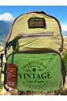 Kaliteli Tek Bölmeli Vintage Disayn Günlük Gezi Okul Sırt Çantası North Dakato Bag Brand 30x43cm