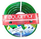 Aquamar Süper Silikonlu Şeffaf Hortum 1/2 15 mt Yeşil
