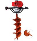 Secho Dx5500 Toprak Burgu Makinesi Çift Helezonlu 200 Mm