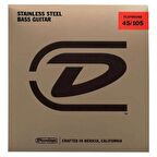 Jim Dunlop Flat Wound 4 Telli Bas Gitar Teli (45-105)