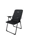 Kollu Katlanır Petli Kamp Sandalyesi (SİYAH)