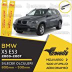 BMW X5 E53 Muz Silecek Takımı (2000-2007) İnwells