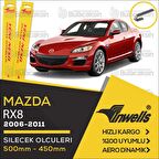 Mazda RX8 Muz Silecek Takımı (2006-2011) İnwells