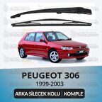 Peugeot 306 1999-2003 Komple Arka Silecek Kolu Ve Süpürgesi Seti