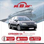 Citroen C4 Muz Silecek Takımı (2004-2009) RBW