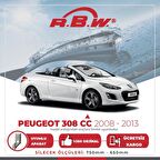 Peugeot 308 Cc Muz Silecek Takımı (2009-2013) RBW