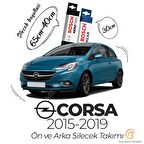Opel Corsa E Ön Arka Silecek Seti (2015-2019) Bosch Aerotwin