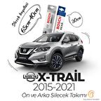 Nissan X-Trail Ön Arka Silecek Seti (2015-2021) Bosch Aeroeco