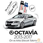 Skoda Octavia Ön ve Arka Silecek Takımı (2013-2017) Bosch Aerotwin