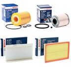 Opel Corsa C 1.7 DTI 4'lü Filtre Bakım Seti (2002 - 2004) Bosch