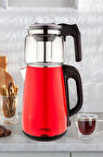 Teatech Cam Demlikli Çay Makinesi Su Isıtıcı Kettle