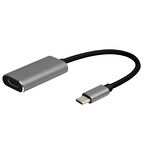 Winex ARSKY Type-C to HDTV 4K Ultra HDMI Dönüştürücü Gri