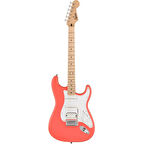 Squier Sonic Stratocaster HSS Akçaağaç Tahitian Coral Elektro Gitar