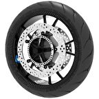 Karbon Fiber Dokulu 4 Parçalı Keskin Jant Şeridi Sticker Çınar Extreme 