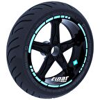 Moto GP Stili Nane Yeşili Jant Şeridi Sticker Çınar Extreme