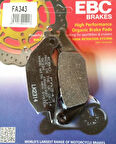 Ebc Fa343 2004-2010 Honda CBR 125 R Uyumlu Arka Fren Balatası Organik Balata