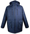 Büyük Beden Erkek Mont Dekons İndigo
