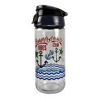 Cam Matara Cam İçecek Matarası Şişesi Sporcu İçecek Matarası 500ML