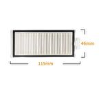 Roborock Q7 Max +  Uyumlu 2 Parça Yedek Filtre Fırça Seti Beyaz