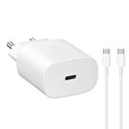 Samsung Nothing Phone (1) TA800N 25W Şarj Aleti 5A 65W Type-C to Type-C 2Metre Kablolu Beyaz