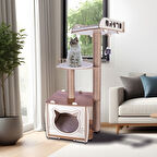 Pati Homes Katlı Kedi Tırmalama Oyun Evi - Kedi Tırmalaması