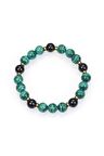 Obsidyen - Malakit Doğal Taş Bileklik 8mm