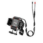 NUKROTECH M33 PLUS TİTREŞİM MODÜLLÜ TELEFON TUTUCU ( KABLOSUZ ve TYPE-C ŞARJLI )