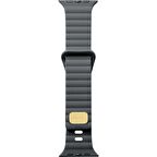 Apple Watch Uyumlu 42MM 44MM 45MM 49MM 1/2/3/4/5/6/se/7/8/ultra Akıllı Saat Silikon Kordon ve Kayışı Dalgalı Şerit Tasarım Koyu Gri