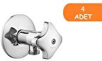 4 Adet ECA Filtreli Uzun Ara Musluk Blısterli 102111130