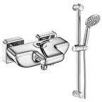 ECA Novita Banyo Bataryası + ECA Logica Sürgülü Duş Seti Üst Takımı