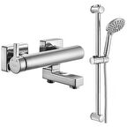 ECA Mina Banyo Bataryası + ECA Logica Sürgülü Duş Seti Üst Takımı