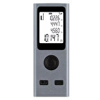 ShopyTech Mini USB Şarjlı Lazer Metre 50 m Dijital Mesafe Ölçer Alan/Hacim Hesabı Pisagor Sürekli Ölçüm