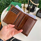 Modica Eretna - Hakiki Deri Bozuk Para Bölmeli Erkek Cüzdan