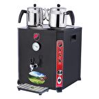 Işıkgaz Silverinox Elit Jumbo 36 Litre 3 Demlikli Çay Kazanı Makinesi