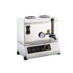 Işıkgaz Silverinox 40 Lık Elektrikli 30 Litre 2 Demlikli Çay Kazanı