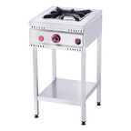 Işıkgaz Silverinox Endüstriyel Lpg Tüplü Taban Raflı Midi 1 Gözlü Ocak