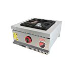 Işıkgaz Silverinox Endüstriyel Lpg Tüplü Set Üstü Midi Tekli 1 Gözlü Ocak