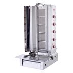 Işıkgaz Silverinox Doğalgazlı 5 Radyanlı Alttan Motorlu Döner Ocağı
